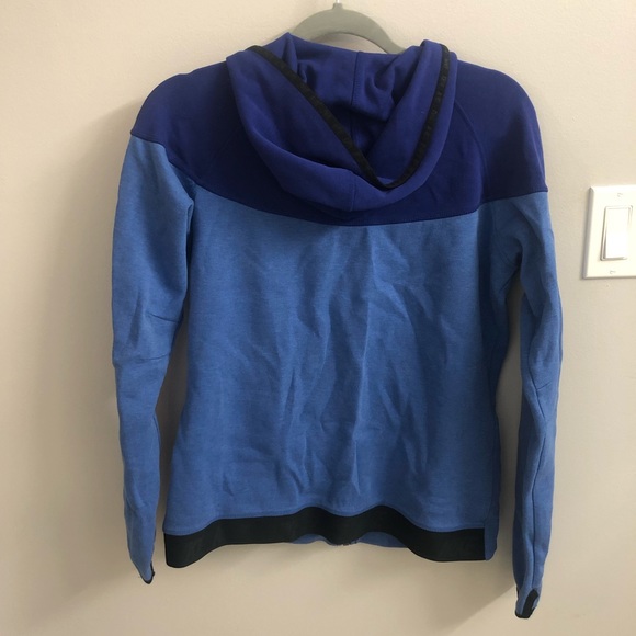 NIKE ZIP UP HOODIE BLUE SPORTSWEAR - Picture 3 of 4